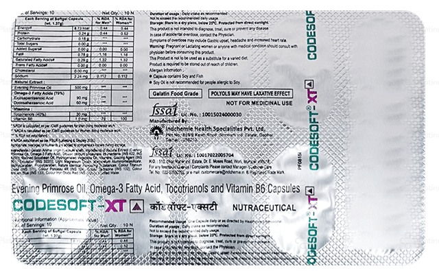 Codesoft XT Capsule 10s