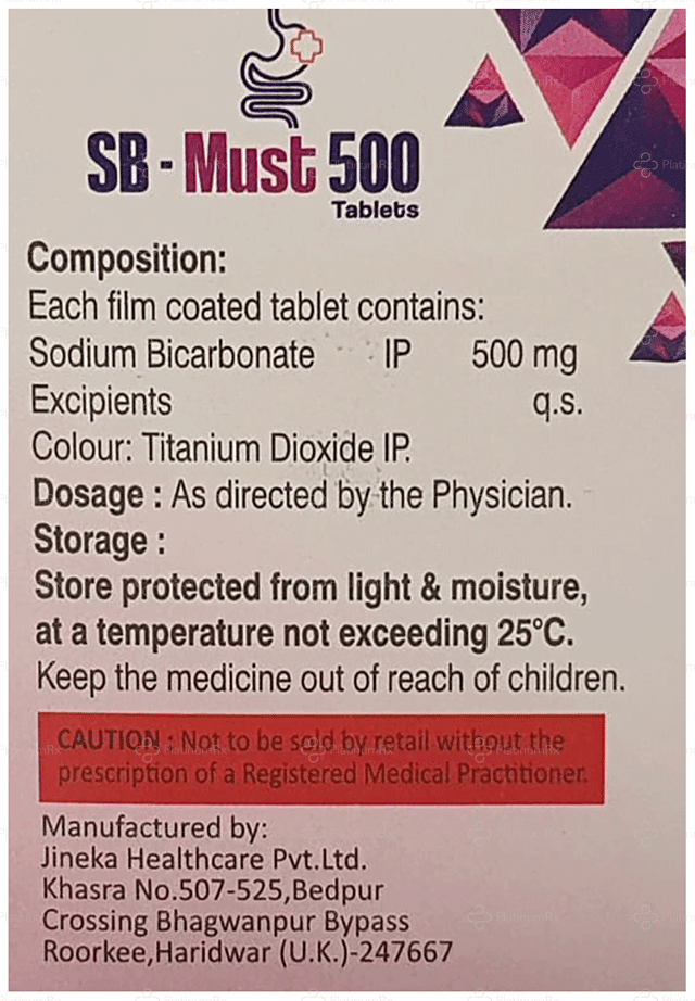 SB Must 500mg Tablet 10s