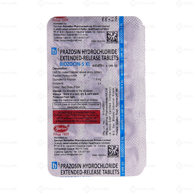 Biozocin 5mg XL Tablet 15s