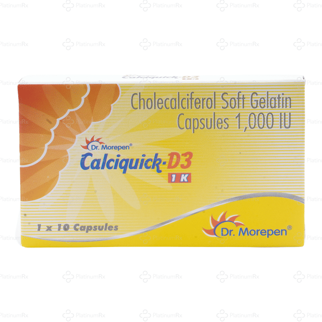 Calciquick D3 1K Capsule 10s