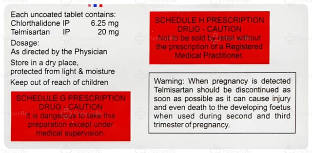 CTD T 6.25/20mg Tablet 15s
