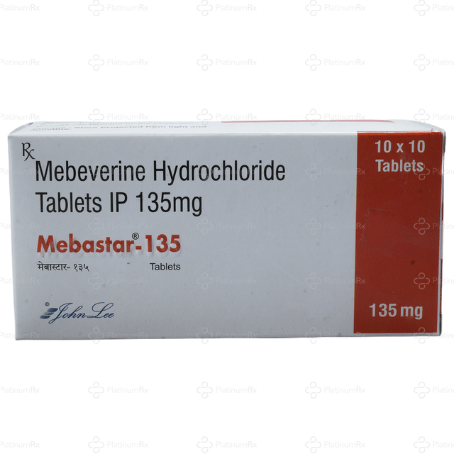 Mebastar 135mg Tablet 10s