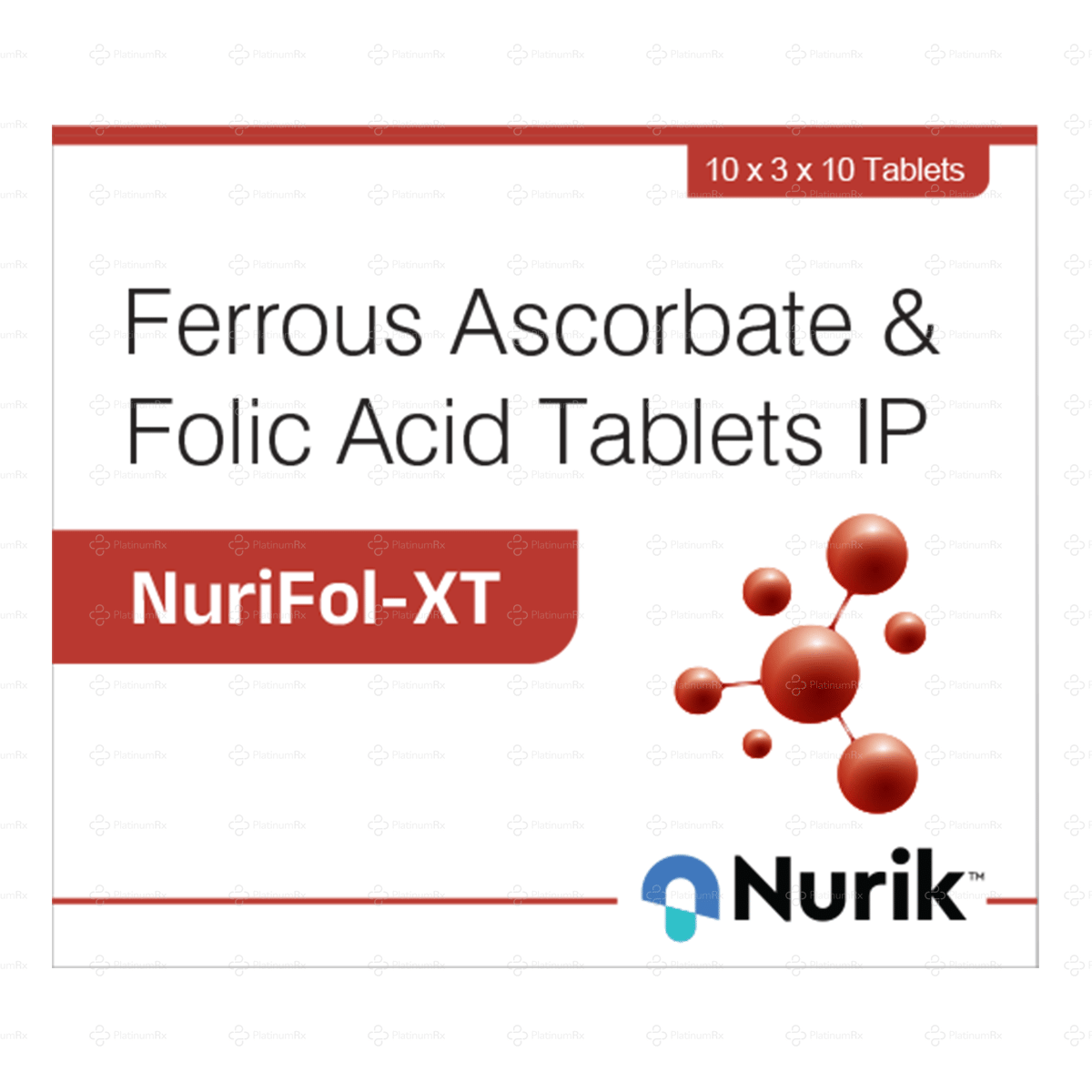 NuriFol-XT Ferrous Ascorbate and Folic Acid Tablets IP
