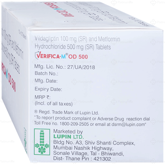 Verifica M OD 500/100mg Tablet 10s