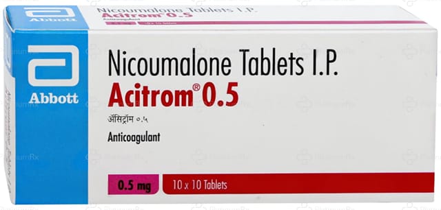 Acitrom 0.5mg Tablet 10s