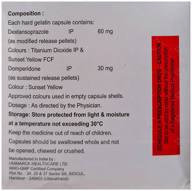 Inadem D 60/30mg Capsule SR 10s