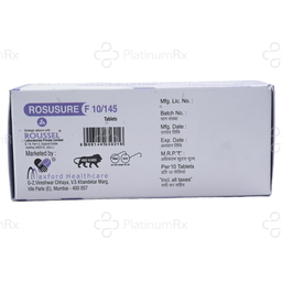 Rosusure F 10/145mg Tablet 10s