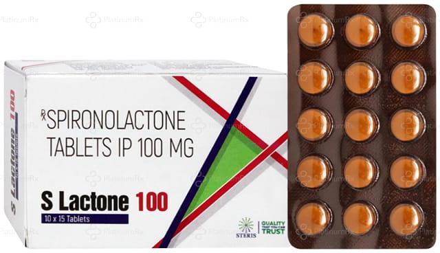 S Lactone 100mg Tablet 15s