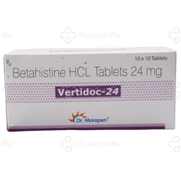 Vertidoc 24mg Tablet 10s