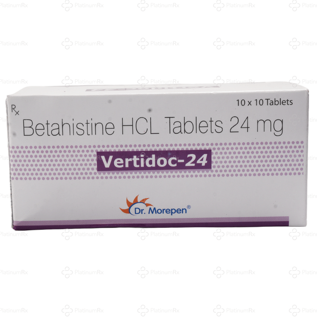 Vertidoc 24mg Tablet 10s
