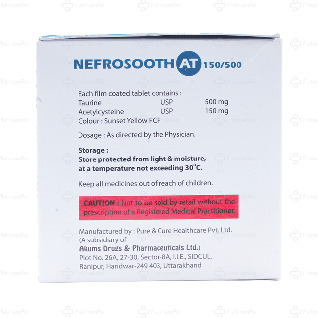 Nefrosooth AT 150/500mg Tablet 10s
