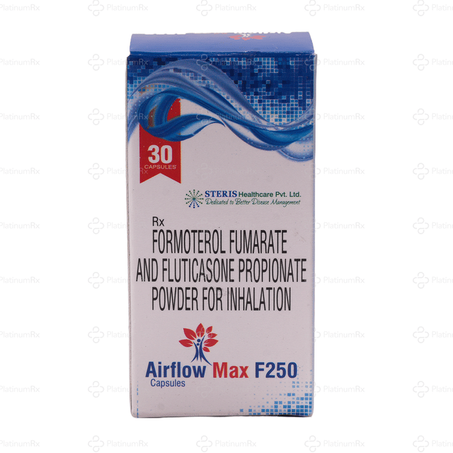 Airflow Max F 250/6mcg Capsule 30s