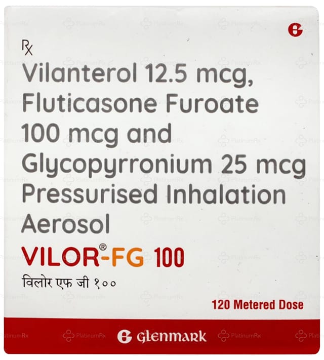 Vilor FG 100mcg Inhaler 120MDI