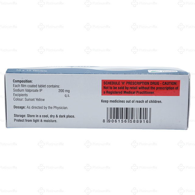 Valpodium 200mg Tablet 10s