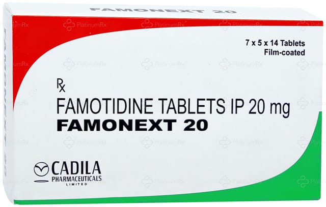 Famonext 20mg Tablet 14s