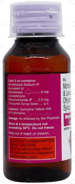 Montecip LC 2.5/4mg Junior Syrup 60ml