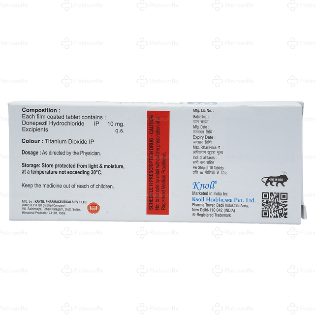 Donzinol 10mg Tablet 10s