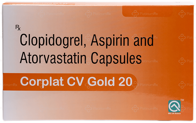 Corplat CV Gold 75/20/75mg Capsule 10s