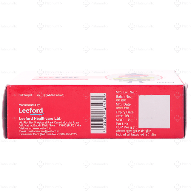Leezole 1% Soap 75gm
