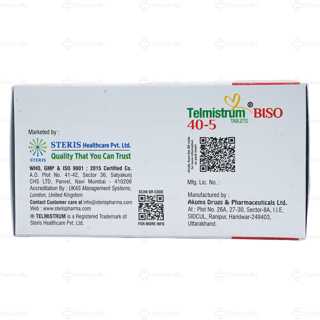 Telmistrum Biso 40/5mg Tablet 10s