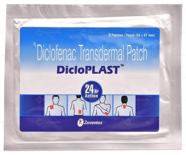 Dicloplast 100mg Patch 3s
