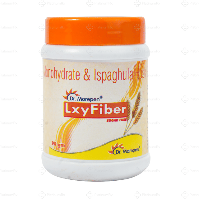 LxyFiber Sugar Free Orange Flavour Granules Jar 90gm