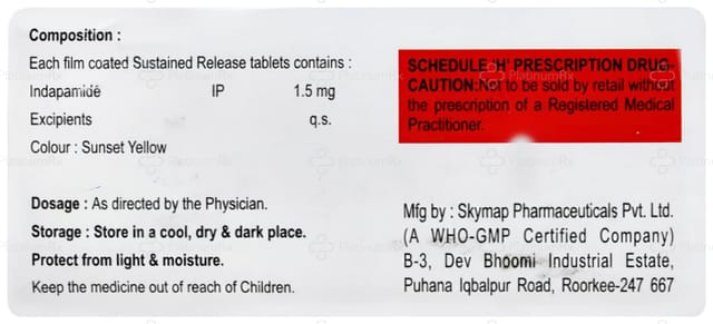 Inpamide 1.5mg Tablet SR 10s