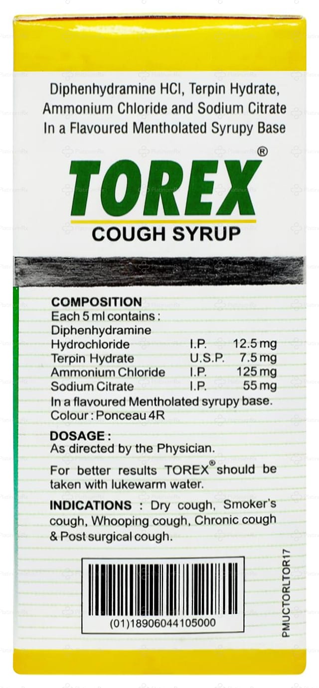 Torex Cough Syrup 100ml