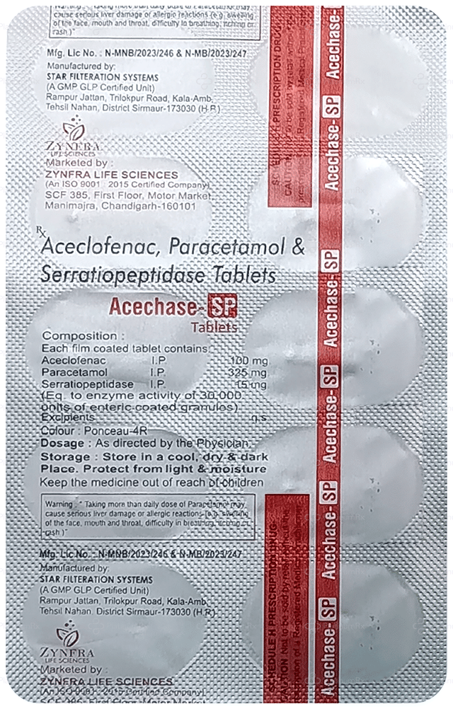 Acechase SP Tablet 10s