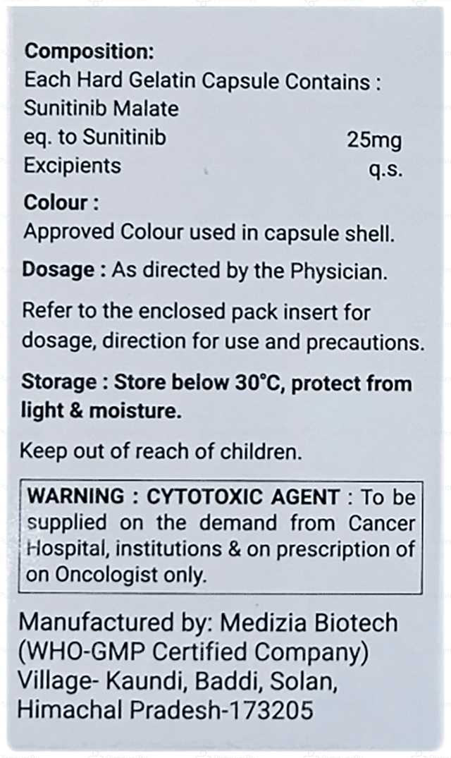 Xiotinib 25mg Capsule 28s