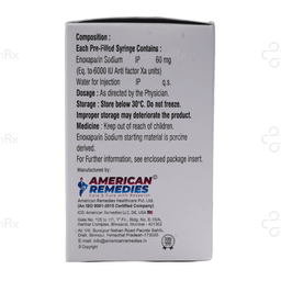 Enoxacan 60mg Injection 0.6ml