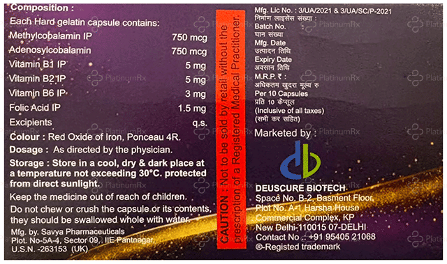 Dezmino Forte Capsule 10s