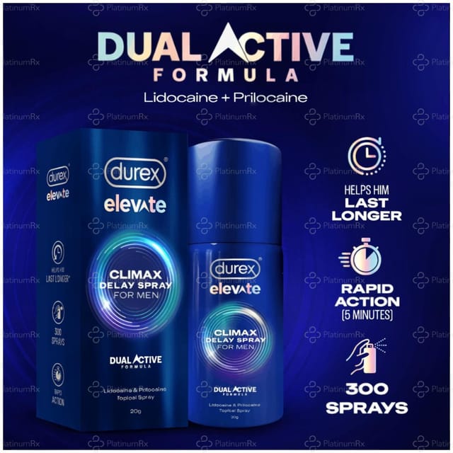 Durex Elevate Climax Spray Men 20gm