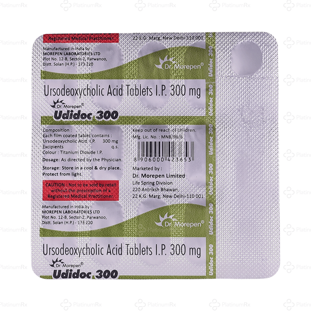Udidoc 300mg Tablet 15s