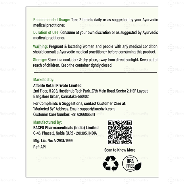 Aushvik Ashwagandha Tablet 60s