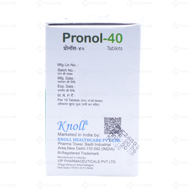 Pronol 40mg Tablet 15s