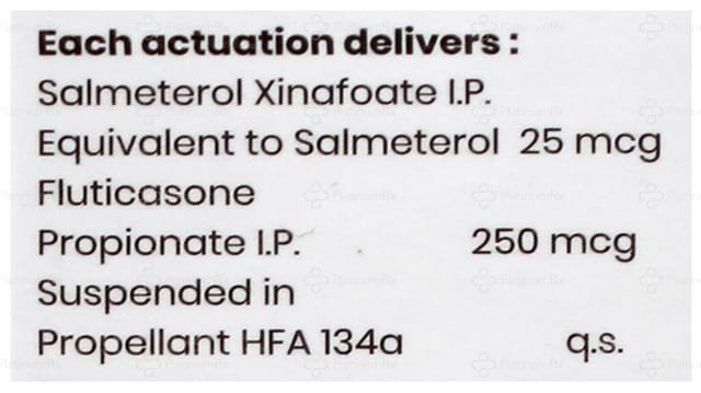 Airflow 25/250mcg Inhaler 120MDI