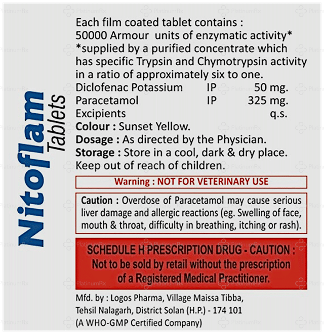 Nitoflam Tablet 10s