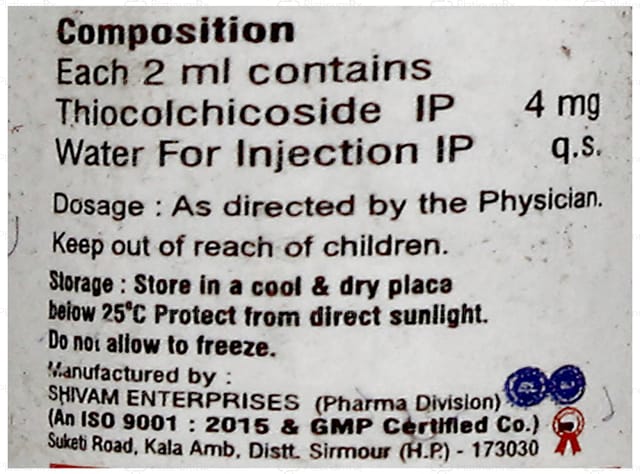Thiokem 4mg Injection 1X2ml