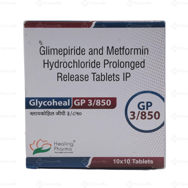 Glycoheal GP 3/850mg Tablet 10s
