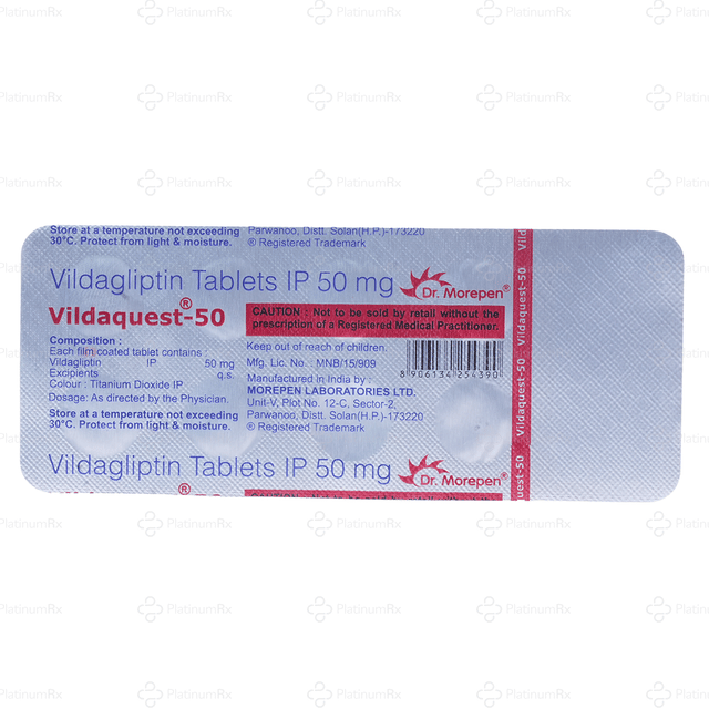 Vildaquest 50mg Tablet 10s