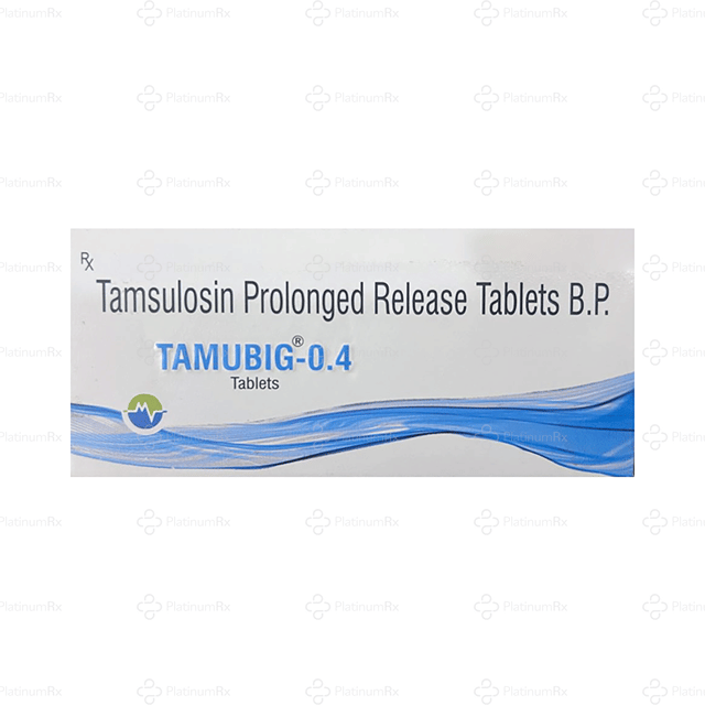 Tamubig 0.4mg Tablet PR 10s