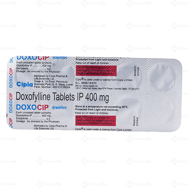 Doxocip 400mg Tablet 10s