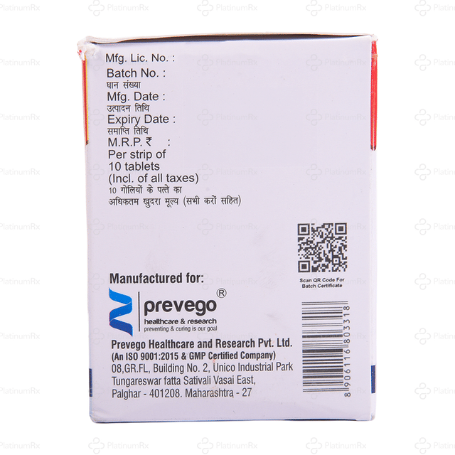 Gliclavac M 60/500mg Tablet ER 10s