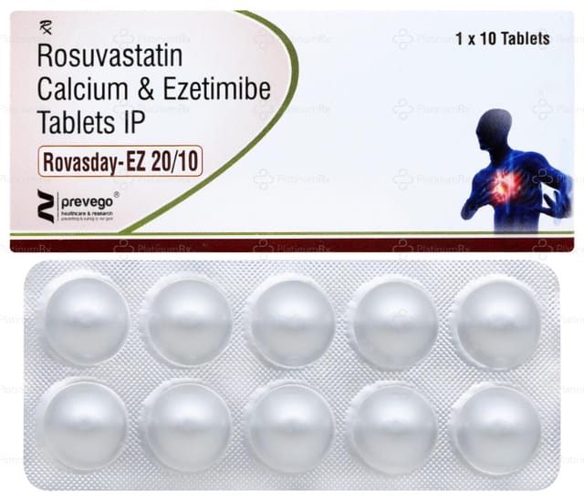 Rovasday EZ 20/10mg Tablet 10s