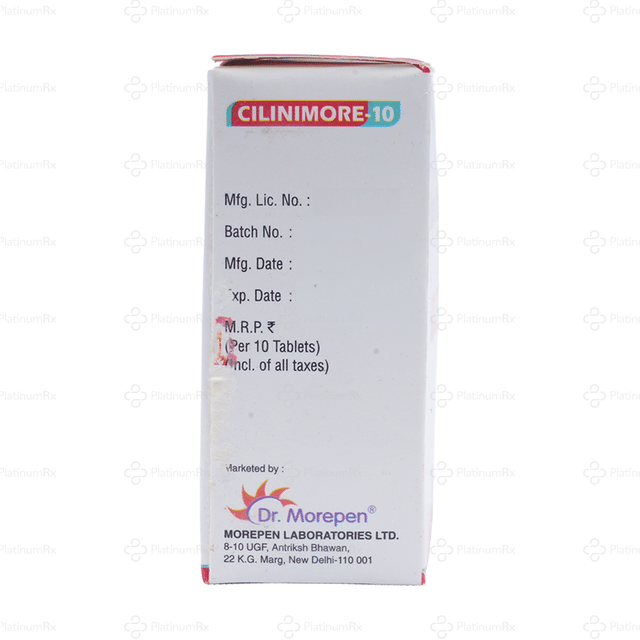 Cilinimore 10mg Tablet 10s