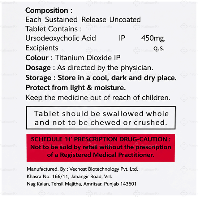 Udibrid 450mg Tablet SR 10s