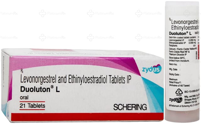 Duoluton L 0.05/0.25mg Tablet 21s