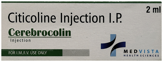 Cerebrocolin 250mg Injection 2ml