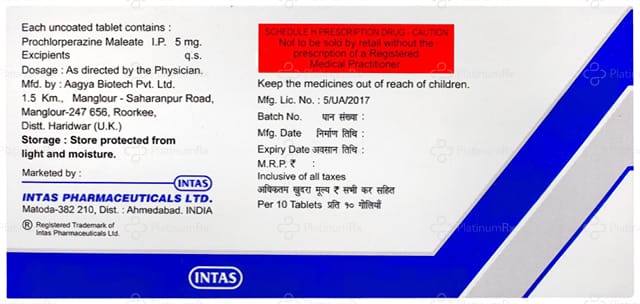 Nausetil 5mg Tablet 10s